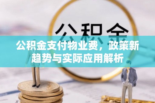 通霄公积金支付物业费，政策新趋势与实际应用解析